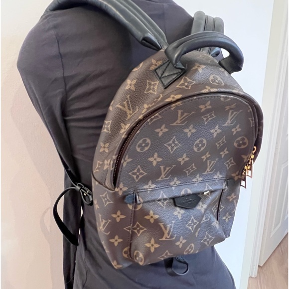 LOUIS VUITTON Palm Springs monogram canvas MM - Picture 9 of 16